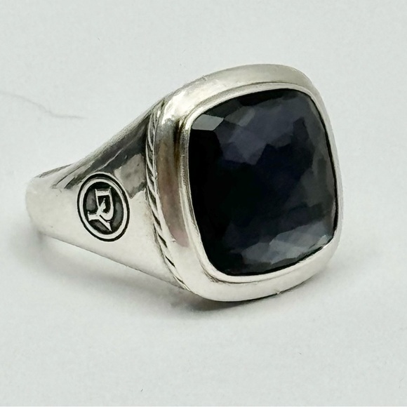 David Yurman 14mm Albion Black Orchid Ring - Picture 3 of 11